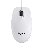 Мышь проводная Logitech B100 белый, 1000 dpi, USB, кнопки - 3, фото13