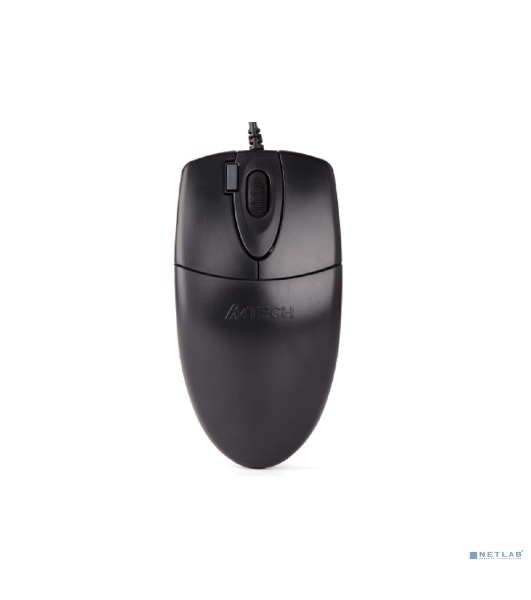 Мышь проводная A4Tech OP-620DS черный, 1000 dpi, USB, кнопки - 4