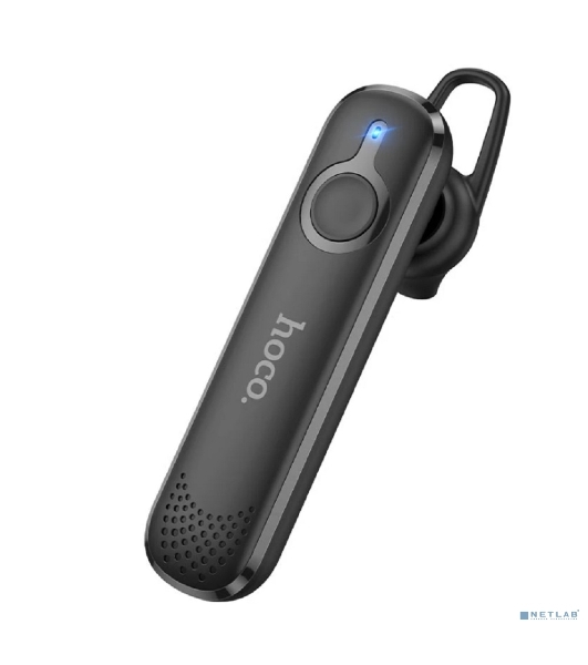Моно-гарнитура Hoco E63 черный, внутриканальный (моно), Bluetooth, заушное крепление, до 10 ч