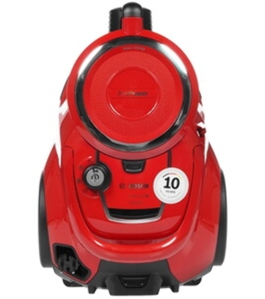 Пылесос Bosch BGS412234A красный, 2200 Вт, уборка сухая, пылесборник контейнер, 2.4 л