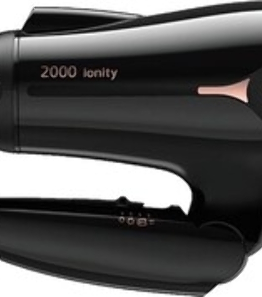 Фен Panasonic EH-NE66-K865 черный, 2000 Вт, ионизация, компактный