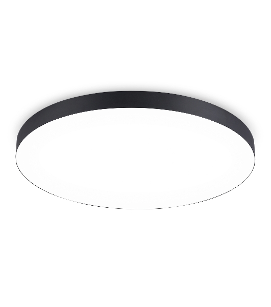 Потолочный светодиодный светильник Ambrella light FV5542 BK черный LED 130W 4200K D800*58 (Без ПДУ)