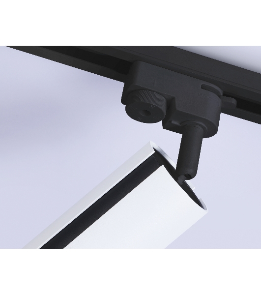 Трековый однофазный светильник Ambrella light GL5154 WH/BK белый/черный GU10 D58*130