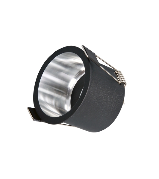 Светильник Ambrella light TN212 BK/CH черный/хром GU5.3 D68*57