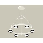 Светильник Ambrella light XR92031101/6 SWH/PBK белый песок/черный полированный GX53 (A9203, C9231, N8113), фото4