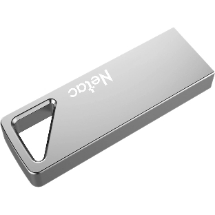 Флешка USB Netac U326 (NT03U326N-008G-20PN), 8Gb, USB 2.0, R/W 50/15, серебристый