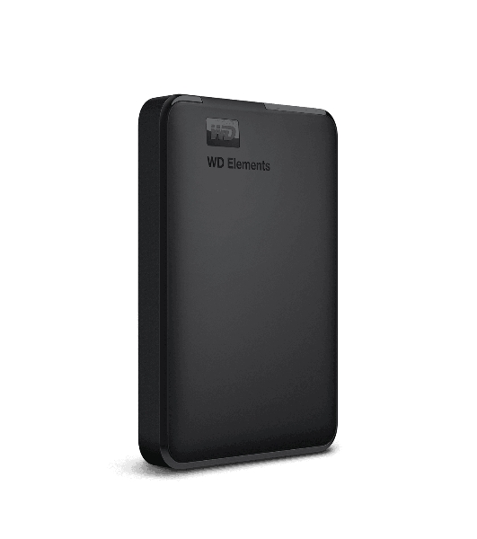 Внешний HDD 2.5' Western Digital Elements Portable, 5TB, USB 3.2 Gen 1 Type-A, 5400 rpm, черный