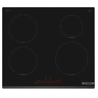 Индукционная варочная панель Bosch PIF631HB1E, 60 см, индукция, скошенные края, сенсорное управление, черный