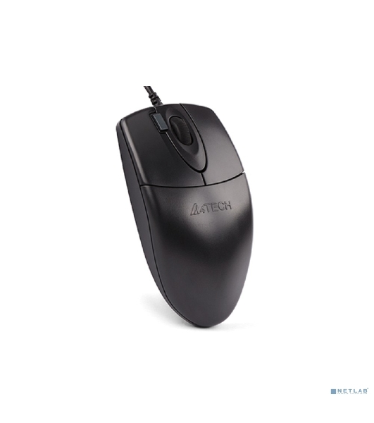 Мышь проводная A4Tech OP-620DS черный, 1000 dpi, USB, кнопки - 4