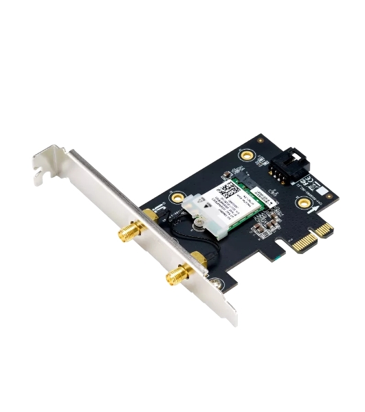 Сетевой адаптер ASUS PCE-AX1800 WIFI 802.11ax, 2402 + 574Mbpsб PCI-E Adapter, 2 антенны; 90IG07A0-MO0B00