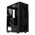 Компьютерный корпус без блока питания HSPD M530, Mesh Mid Tower, Black, TG, 0.4 SPCC, no fans ATX, mATX, mITX 155/290/200mm 2x2.5', 2x3.5', 7xPCI 1xUSB-A 3.0, 2xUSB-A 1.0 335x193x445mm, фото16