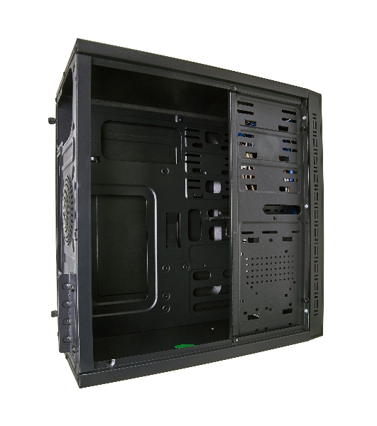 Компьютерный корпус Minitower ExeGate QA-412U Black, mATX, (XP450, Black, 120мм), 2хUSB+2хUSB 3.0, Audio