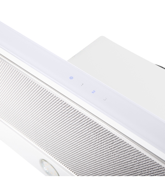 Вытяжка встраиваемая Maunfeld Ouse Touch Glass 60 белый, 60 см, 750 куб. м/ч, 48 дБ