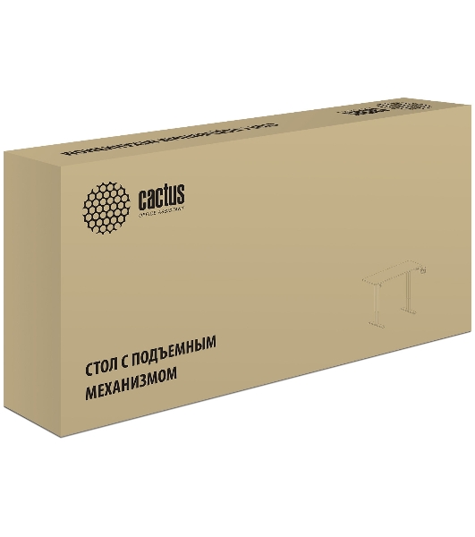 Стол игровой Cactus CS-ED-WWT столешница МДФ белый, каркас белый