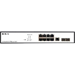 Коммутатор Managed L2 Switch 8x1000Base-T, 2x1000Base-X SFP, RJ45 Console, 19' w/brackets, фото6