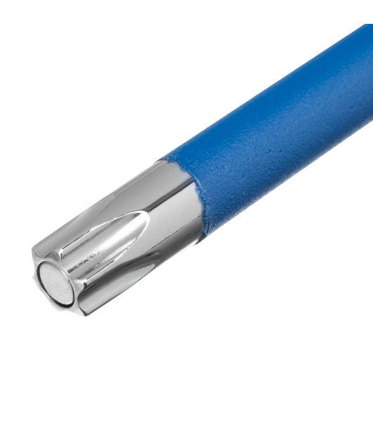 Набор ключей Gross 16402 имбусовых torx-tt 9шт: t10-t50 магнит s2 экстра-длин. хром/краска