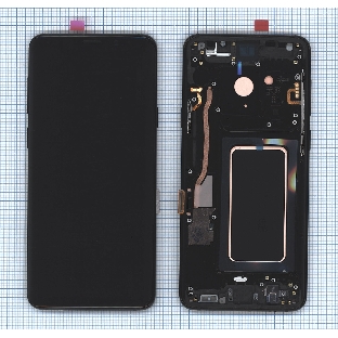 Дисплей (модуль) для Samsung Galaxy S9 Plus SM-G965F в сборе с тачскрином (Oled) черный