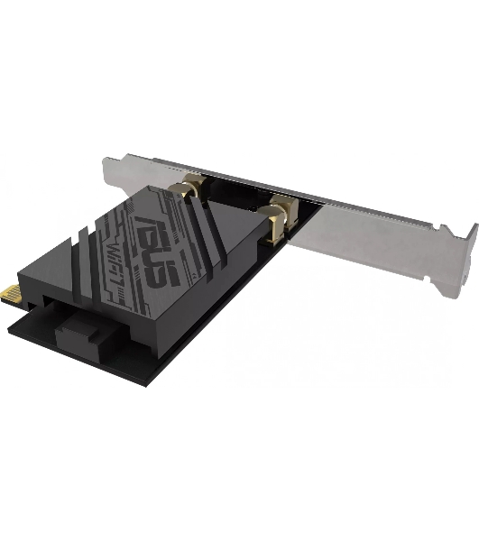 Сетевой адаптер Wi-Fi + Bluetooth Asus PCE-BE92BT BE9400 PCI Express (ант.внеш.несъем.) 2ант.