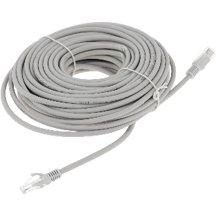 Патч-корд Premier PP31-20M-LSZH 1 Гбит/с UTP 4 пары cat.5e CCA molded 20м серый RJ-45 (m)-RJ-45 (m)