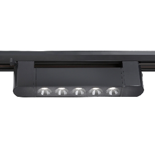 Трековый однофазный светильник Ambrella light GL6703 BK черный IP20 10W 4200K 24° 192*35*57