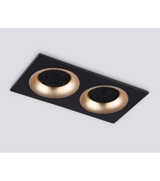 Светильник Ambrella light TN102735/2 BK/GD черный/золото GU5.3 175*92*23