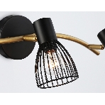 Светильник Ambrella light TR8661/3 BK/GD черный/золото E14/3 max 60W 550*100*170, фото4