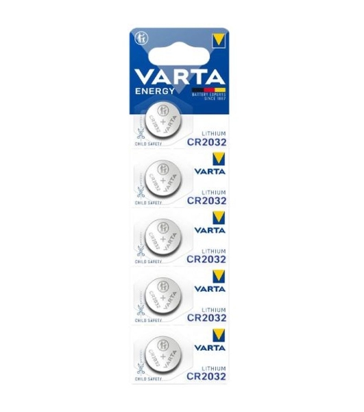 Батарейка Varta ENERGY CR2032 BL5 Lithium 3V (6032) (5/100/500) (5 шт.)