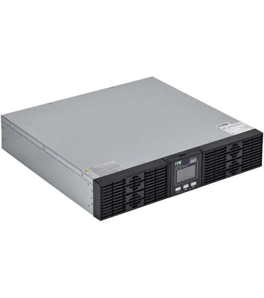 Источник бесперебойного питания однофазный Online 1000 Ва/1000 Вт, Rack mount, c LCD дисплеем 24VDC с АКБ 2U 2х9AH