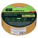 Лента клейкая двусторонняя Сибртех, 38мм х 25м, на тканевой основе, фото5