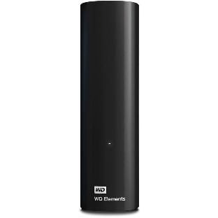 Внешний HDD 3.5' Western Digital Elements Desktop, 18TB, USB 3.2 Gen 1 Type-A, 5400 rpm, черный