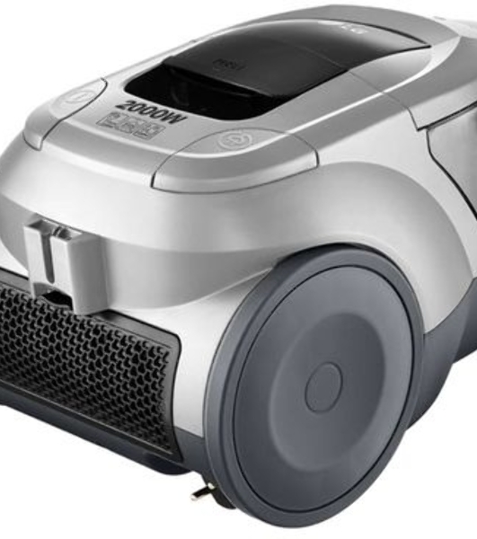 Пылесос LG VC5420NNTS серебристый/черный, 380/2000 Вт, уборка сухая, пылесборник контейнер 1.3 л