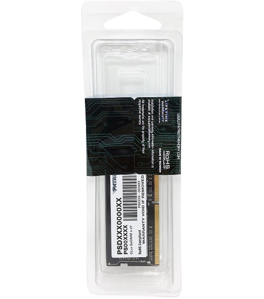 Оперативная память Patriot Signature, DDR4, 16GB (1x16 GB), 3200 MHz, CL22, SO-DIMM