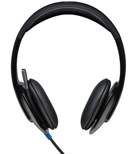 Гарнитура Logitech USB Headset H540 чёрный, проводная, USB