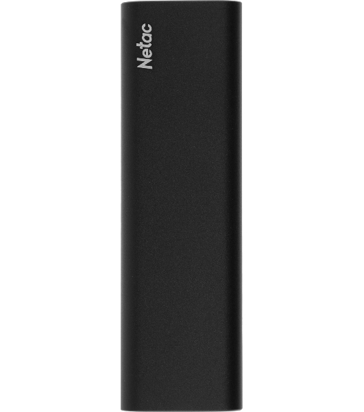 Внешний SSD Netac Z SLIM, 2TB, USB 3.2 Gen 2 Type-C, R/W 550/480, черный