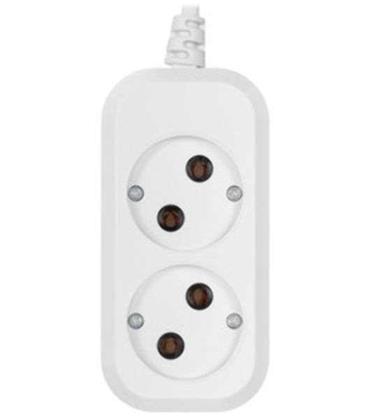 Сетевой удлинитель Buro BU-PSL2.3/W 3 м (2 розетки) белый (пакет ПЭ)