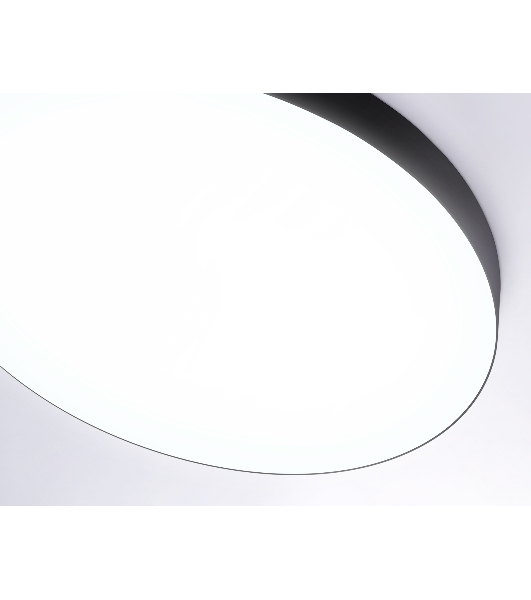 Потолочный светодиодный светильник Ambrella light FV5542 BK черный LED 130W 4200K D800*58 (Без ПДУ)