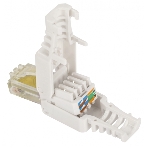 Полевой коннектор RJ-45 8P8C, неэкранированный, категории 5E, фото 1