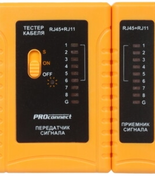 Тестер кабеля PROconnect RJ-45+RJ-11 468