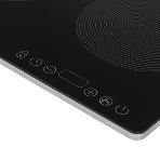 Индукционная плитка BQ HP105W Black-Silver, Мощность 3500 Вт (2000 Вт левая конфорка + 1500 Вт правая конфорка), фото6