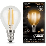 Лампа светодиодная Filament Шар E14 7Вт 2700К Gauss 105801107, фото3