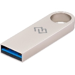 Флешка USB Digma DRIVE3 (DGFUL064A30SR), 64Gb, USB 3.0, R/W 70/30, серебристый, фото 1