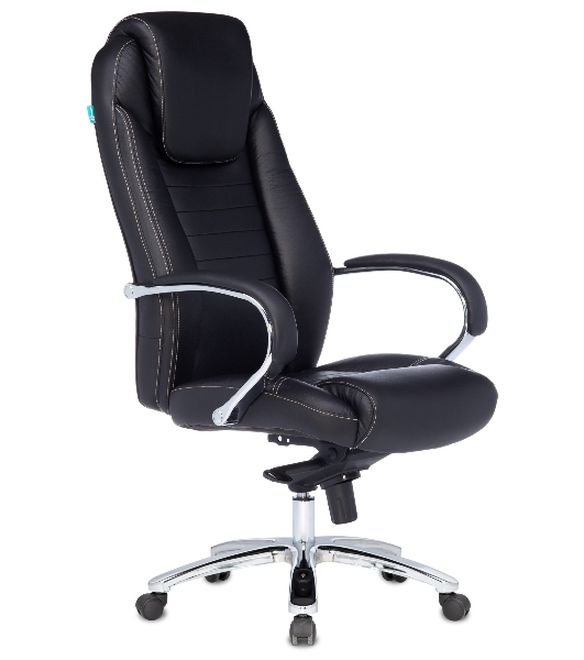 Кресло Бюрократ T-9923SL/BLACK черный, кожа