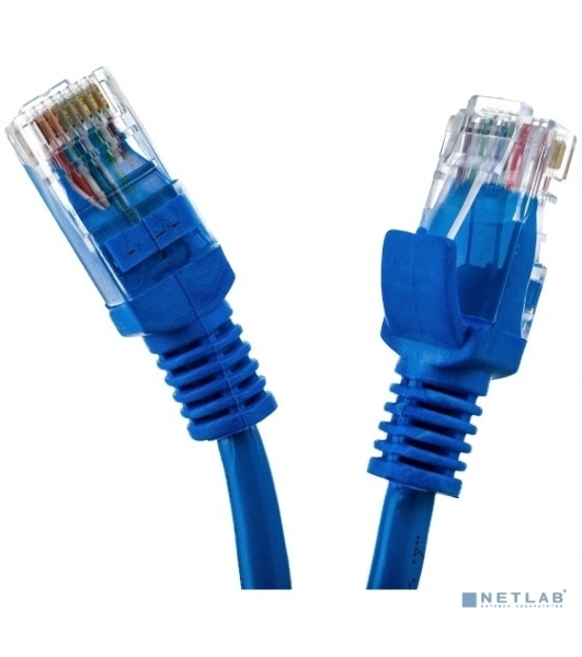Патч-корд UTP Cablexpert PP12-20M/B cat.5e, 20м, литой, многожильный, синий
