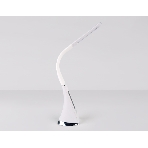 Светодиодная настольная лампа с дисплеем Ambrella light DE508 WH белый LED 3000-6400K 6W+LCD 2W, фото 1