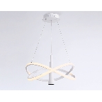 Подвесной светодиодный светильник Ambrella light FL5367/2+1 WH белый 47W 3000K-6400K D480*1200 (ПДУ ИК), фото4