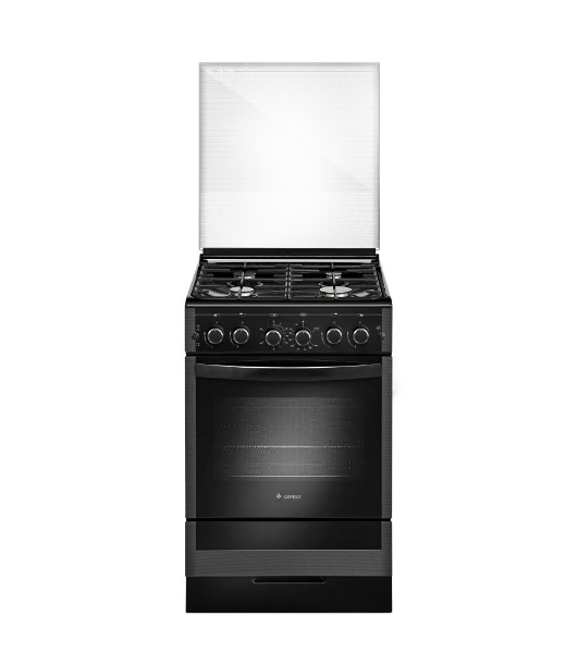 Плита газовая Gefest ПГ 5300-02 0046 черный, конфорок 4 шт, духовка 52 л, 50 см x 85 см x 58.5 см