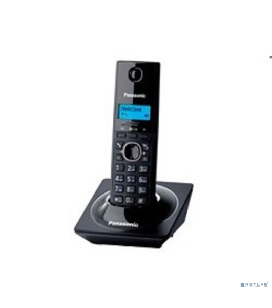 Телефон беспроводной (DECT) Panasonic KX-TG1711RUB черный АОН, Caller ID,12 мелодий звонка,подсветка дисплея,поиск трубки