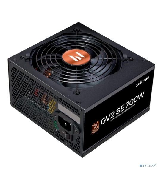 Блок питания Zalman ZM700-GV2SE 700 Вт, 80 PLUS BRONZE, 120 мм, немодульный, черный