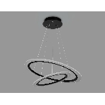 Светильник Ambrella light FA4357/2 BK черный 78W 3000K/4200K/6400K D580*670 (ПДУ РАДИО 2.4G), фото 1