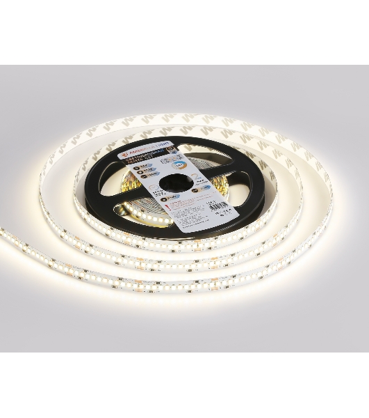 Светодиодная лента Ambrella light GS4151 2835 240Led/ 18W m/ 24V IP20 CCT 3000-6500K/5000*10*1.2mm (3 конт.)